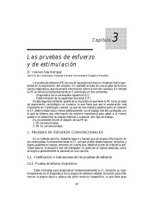 Las pruebas de esfuerzo y de estimulación