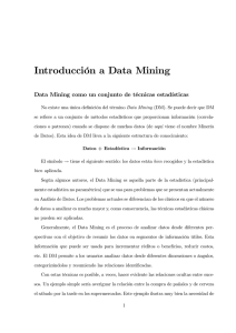 Introducción a Data Mining