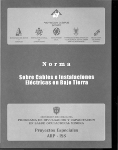 Norma sobre Cables e instalaciones Elèctricas en bajo Tierra