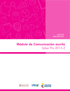 Módulo de Comunicación escrita Saber Pro 2015-2