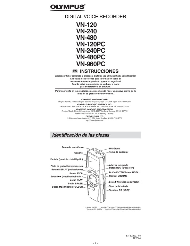 Olympus vn 120pc как передать запись на компьютер