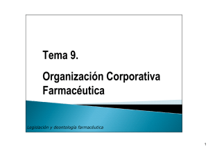 Tema 9. Organización Corporativa Farmacéutica Archivo