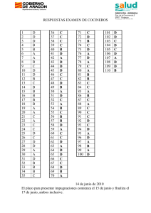 Hoja respuestas Cocinero