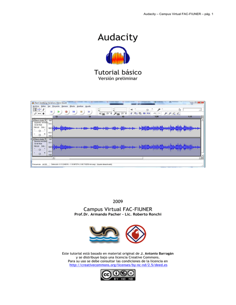 Primeros Pasos Con Audacity