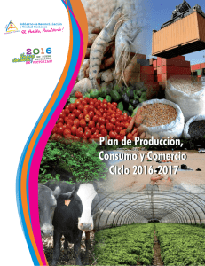Plan de Producción, Consumo y Comercio Ciclo 2016