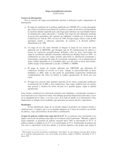 Para la creación del mapa socioambiental nacional se