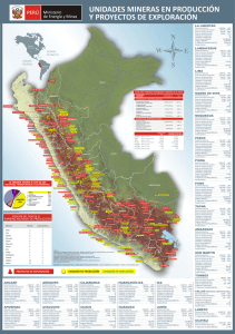 Unidades Mineras en Producción y Proyectos en Exploración