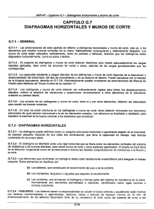 CAPITULO G.7 DIAFRAGMAS HORIZONTALES Y MUROS DE