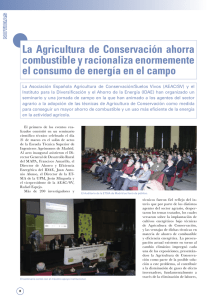 Agricultura de conservación