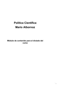 Política Científica Mario Albornoz