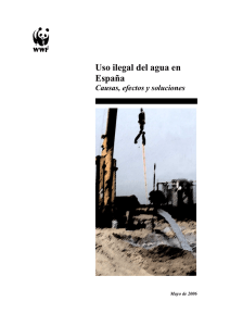 Uso ilegal del agua en España