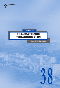 38. Traumatismos torácicos 2009