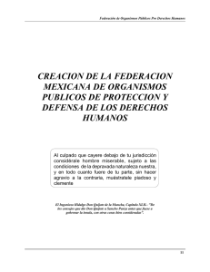 creacion de la federacion mexicana de organismos publicos de