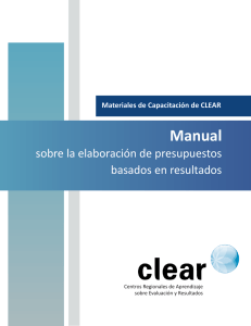 Manual sobre la elaboración de Presupuestos - Clear