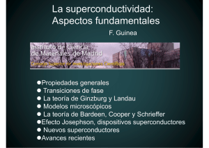La superconductividad: Aspectos fundamentales