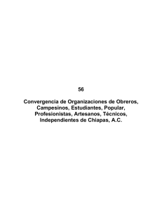56 Convergencia de Organizaciones de Obreros, Campesinos