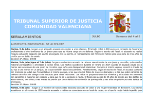 TRIBUNAL SUPERIOR DE JUSTICIA COMUNIDAD VALENCIANA
