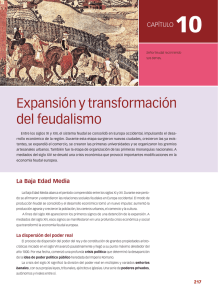 CAPÍTULO 10: Expansión y transformación del feudalismo.