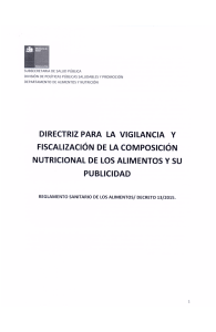 directrices fiscalización y vigilancia decreto nº13 de 2015