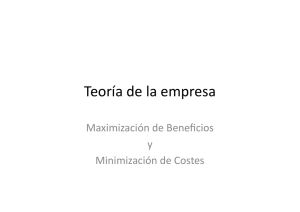 Minimización de costes