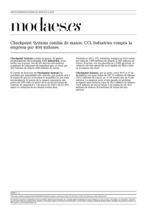 Checkpoint Systems cambia de manos: CCL Industries compra la
