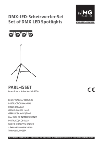 DMX-LED-Scheinwerfer-Set Set of DMX LED Spotlights