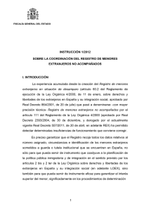 instrucción 1/2012 - Grupo transfronterizo sobre tráfico ilegal e