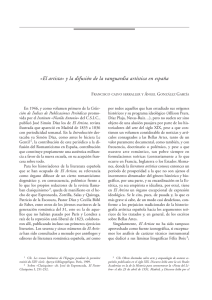 «El artista» y la difusión de la vanguardia artística en españa