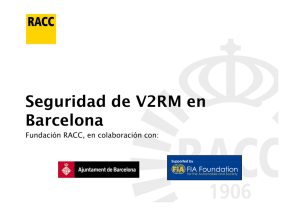 Seguridad de V2RM en Barcelona