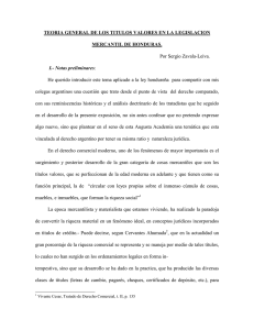 LOS ACTOS DE COMERCIO - Academia Nacional de Derecho y