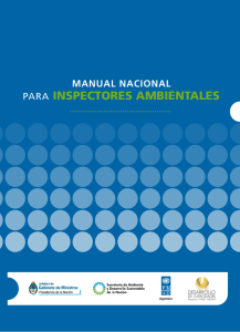 Manual Nacional para Inspectores Ambientales