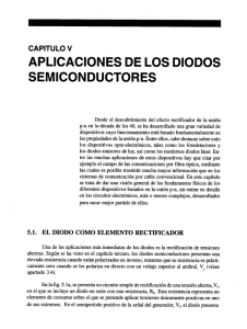 V. Aplicaciones de los diodos semiconductores