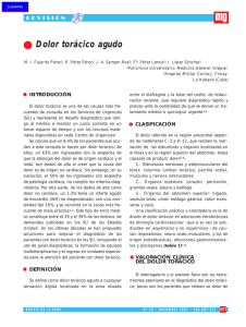 Dolor torácico agudo - Revista Medicina General y de Familia