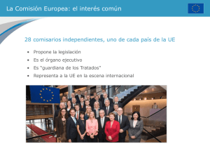 La Comisión Europea: el interés común