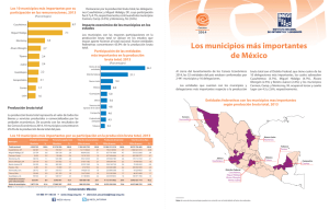 Los municipios más importantes de México