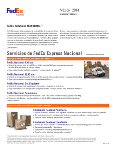 FedEx Nacional Económico