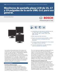 Monitores de pantalla plana LCD de 15, 17 y 19 pulgadas de la