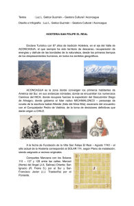 Textos : Luz L. Gatica Guzmán – Gestora Cultural / Aconcagua