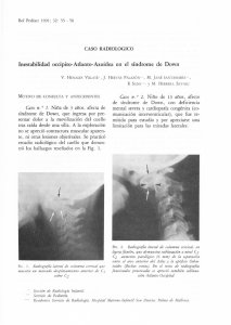 Inestabilidad occipito-atlanto-axoidea en el síndrome de Down