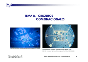 tema 8. circuitos combinacionales - OCW Usal