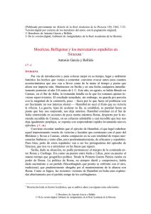 pdf Moericus, Belligenus y los mercenarios españoles en Siracusa