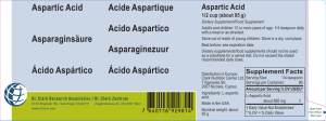 Aspartic Acid Asparaginsäure Ácido Aspártico Acide Aspartique