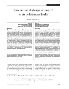 Some current challenges in research on air pollution and health