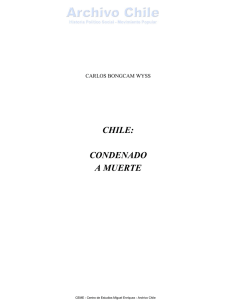 chile: condenado a muerte