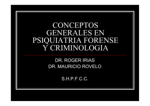 conceptos generales en psiquiatria forense y criminologia