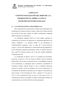 capítulo iv constitucionalización del derecho a la información en