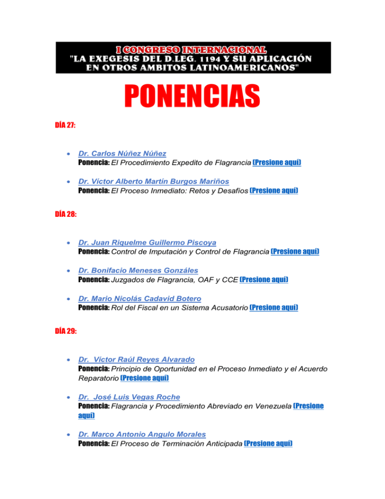 ponencias