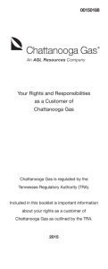 Your Rights and Responsibilities as a Customer of Chattanooga Gas