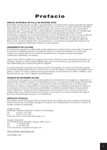 Manual de Manejo de Pollo de Engorde Ross - Aviagen