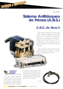 Sistema Antibloqueo de Frenos (ABS)